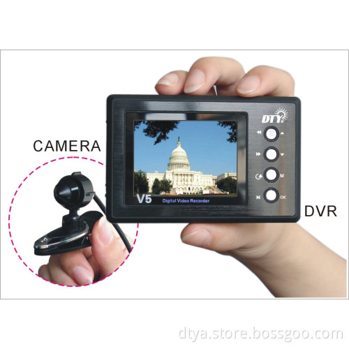 2.5" Color TFT DVR with Pinhole CCD Camera--Portable/Pocket size